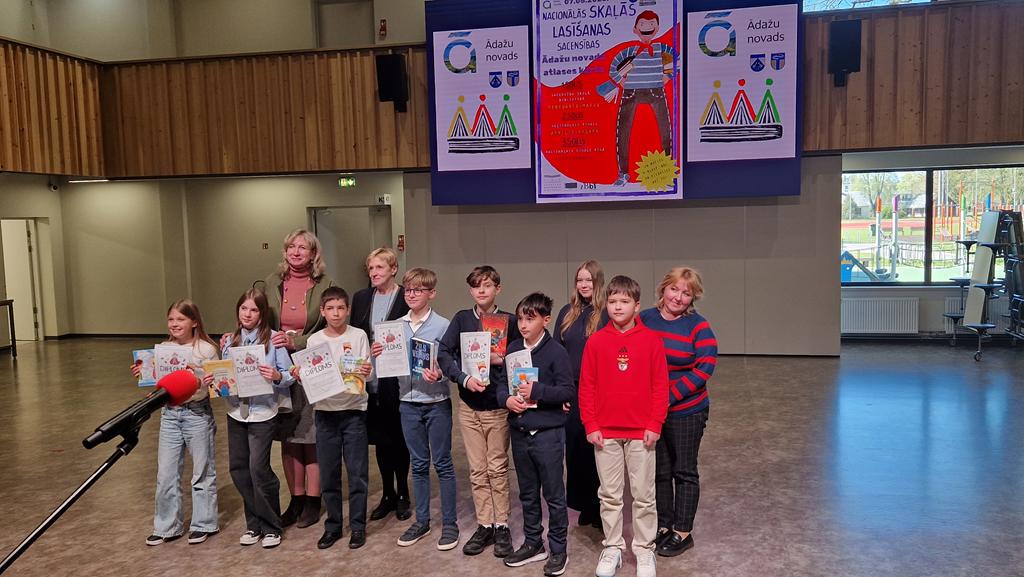 Nacionālās skaļās lasīšanas sacensību Ādažu novada atlases kārta